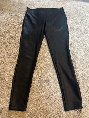 Express Black Faux Leather Leggings